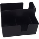 Ver imagem 3 de Kit 12 Porta Sachês Guardanapos Açúcar Organizadores Bancada Preto Coza