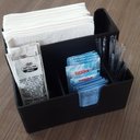 Ver imagem 6 de Kit 12 Porta Sachês Guardanapos Açúcar Organizadores Bancada Preto Coza