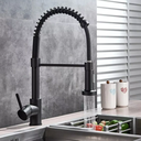 Ver imagem 5 de Torneira Cozinha Gourmet Monocomando Black Preto Fosco 50 Cm