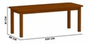 Ver imagem 4 de Mesa Safira em Madeira Maciça 220x88 com 8 Cadeiras Mel Nemargi