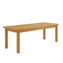 Ver imagem 2 de Mesa Safira em Madeira Maciça 220x88 com 8 Cadeiras Mel Nemargi