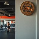 Ver imagem 2 de Relógio de Parede - Academia Gym-efeito 3d -25x25x2cm