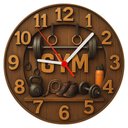 Ver imagem 1 de Relógio de Parede - Academia Gym-efeito 3d -25x25x2cm