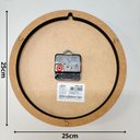 Ver imagem 3 de Relógio de Parede - Academia Gym-efeito 3d -25x25x2cm