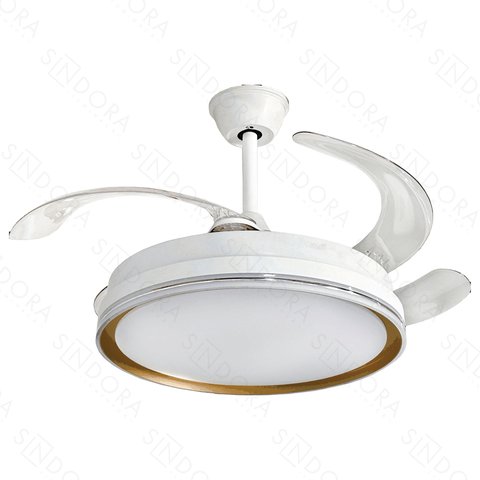 Pendente com Ventilador Embutido Ø50cm 36w Led Bivolt | 3 Temperaturas