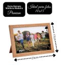Ver imagem 3 de Porta Retrato 15x21 Madeira Marrom Claro Tradicional com Vidro Vertical ou Horizontal