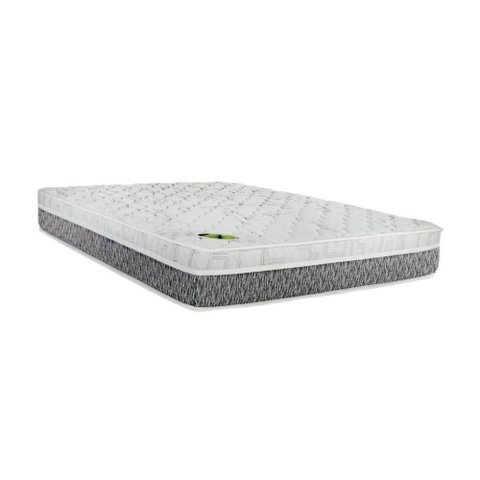 Colchão Queen Molas Ensacadas Masterpocket Aspen Euro Pillow Gray (158x198x26) - Luckspuma