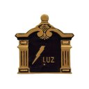 Ver imagem 1 de Visor Leitura Luz Vila Rica Ouro Alumínio Fundido 19x19cm Metal Mig 221mtm