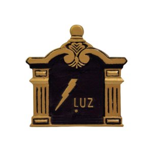 Visor Leitura Luz Vila Rica Ouro Alumínio Fundido 19x19cm Metal Mig 221mtm