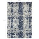 Ver imagem 4 de Tapete Azul Mesclado Antiderrapante Algodão Jacquard 200x250cm Mesa De Jantar
