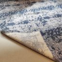 Ver imagem 2 de Tapete Azul Mesclado Antiderrapante Algodão Jacquard 200x250cm Mesa De Jantar