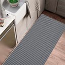 Ver imagem 2 de Passadeira Emborrachado Pvc Antiderrapante 1,00mx45cm Cinza