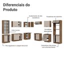 Ver imagem 5 de Armário de Cozinha Completa 549cm Rustic/crema Agata Madesa 01