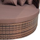 Ver imagem 5 de Chaise Meia Lua em Alumínio com Almofadas Impermeáveis - Piscina, Jardim, Área, Sala - Capuccino