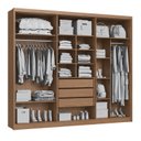 Ver mais imagens de Guarda-Roupa 6 Portas 3 Gavetas Florence
