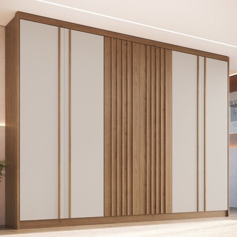 Guarda-Roupa 6 Portas 3 Gavetas Florence