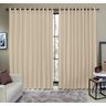 Cortina Tecido Rustico 4,00M x 2,60M Semi Blackout Areia - 2