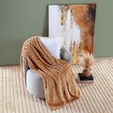 Ver imagem 4 de Cobertor Manta Confy Ultrasoft Flannel Queen 2,40m X 2,20m Texturizado 01 Peça - Caramelo