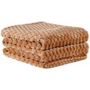 Ver imagem 1 de Cobertor Manta Confy Ultrasoft Flannel Queen 2,40m X 2,20m Texturizado 01 Peça - Caramelo