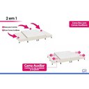 Ver imagem 5 de Cama Box c/2 Auxiliares Queen Poli Clean Castor 158x198x27