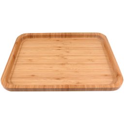 TABLE BANDEJA REDONDO 25x25cm BAMBU NATURAL - 2
