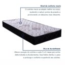 Ver imagem 4 de Colchão de Solteiro 88x188x14cm D20 Copper Colchoarte Preto