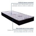 Ver imagem 5 de Colchão de Solteiro 88x188x14cm D20 Copper Colchoarte Preto