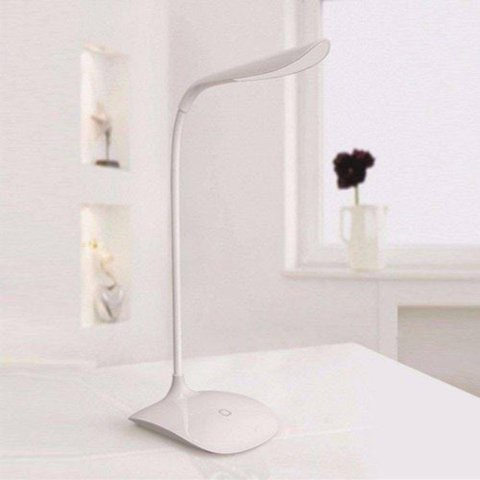 Luminaria Mesa Flexivel Touch sem Fio 3 Níveis Luz 14 Led Mesa