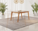 Ver imagem 1 de Mesa de Jantar Elegance Jcm Movelaria Cinamomo/off 1,20 M
