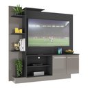 Ver imagem 6 de Estante Com Painel Tv 55" E 2 Portas França Multimóveis Br2473 Preto/Lacca Fumê