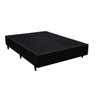 Base Box Casal Sintético Preta - 42x138x188 - 5