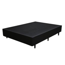 Base Box Casal Sintético Preta - 42x138x188 - 7