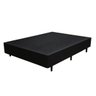 Base Box Casal Sintético Preta - 42x138x188 - 7