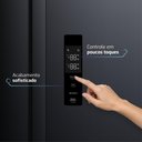 Ver imagem 4 de Geladeira Side By Side Frost Free 480 L Hq Inverter com Dispenser de Água Preta Hq-480SBSWD
