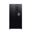 Ver imagem 1 de Geladeira Side By Side Frost Free 480 L Hq Inverter com Dispenser de Água Preta Hq-480SBSWD