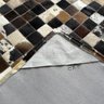 Tapete de Couro Marrom Misto 3,00x3,00 sem Bordas Pç 5x5cm - 3