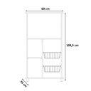 Ver imagem 2 de Balcão Fruteira Malu Freijó Off White Nicioli