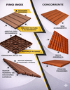 Ver imagem 5 de Kit 12 Deck Modular Plástico 30x30 Quintal Piscina Box Madeira Liso
