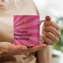 Ver imagem 3 de Caneca Mae Te Amo Desse Tamanhao Menina