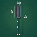 Ver imagem 5 de Escova Pente Alisadora Profissional Verde
