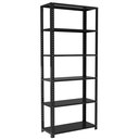 Ver imagem 1 de Prateleira Estante Armário Aço 6 Bandejas 60cm Preto Romero