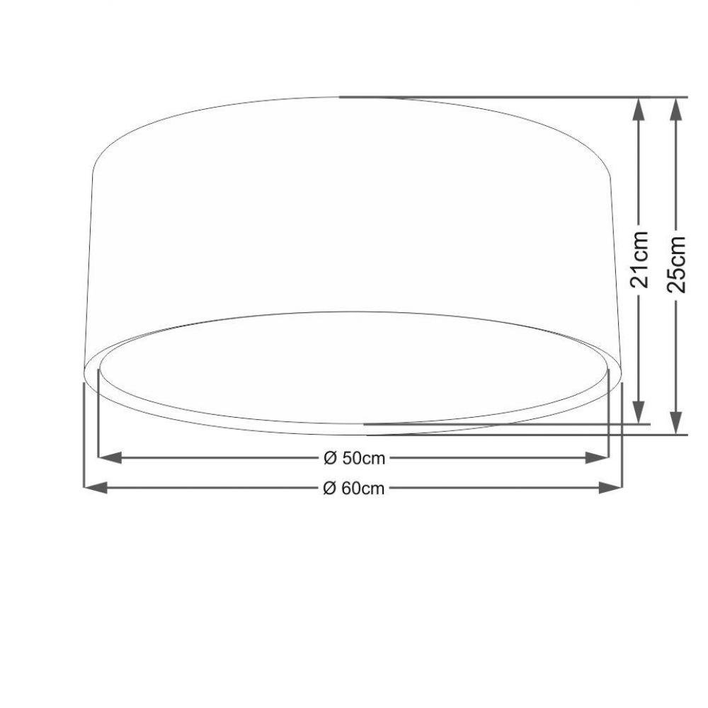 Plafon Cilíndrico St-3037 Cúpula Rustico Bege - 2