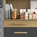 Ver imagem 6 de Kit Cozinha Compacta 4 Portas 2003308 121cm Atacama Grafite Aramoveis