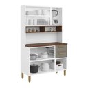 Ver imagem 3 de Kit Cozinha em Aço Essência 7147 6 Portas 2 Gavetas Areia Bege Bertolini