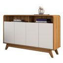 Ver imagem 2 de Aparador Retrô 4 Portas Nature Off White Eccos Potenza
