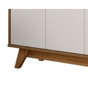 Ver imagem 5 de Aparador Retrô 4 Portas Nature Off White Eccos Potenza