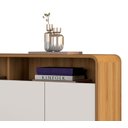 Ver imagem 6 de Aparador Retrô 4 Portas Nature Off White Eccos Potenza