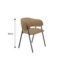 Ver imagem 2 de Conjunto Siena com 4 Cadeiras e Base Goiás Bm Tubulares Off White/linho 306