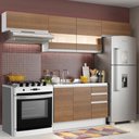 Ver imagem 3 de Armário de Cozinha Compacta 280cm Branco/Rustic Marina Madesa 01