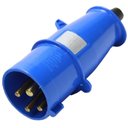 Ver imagem 1 de Plugue 3P+T 32A 200/250V 9H Azul - S-4279 - STECK